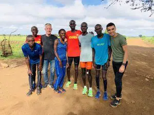 van Helden in Uganda met o.a. wereldrecordhouder Cheptegei